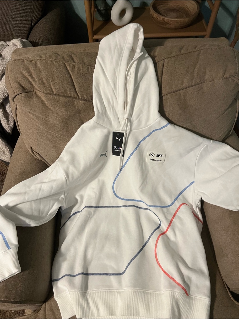 Mens puma BMW statement hoodie (627288 02) size small